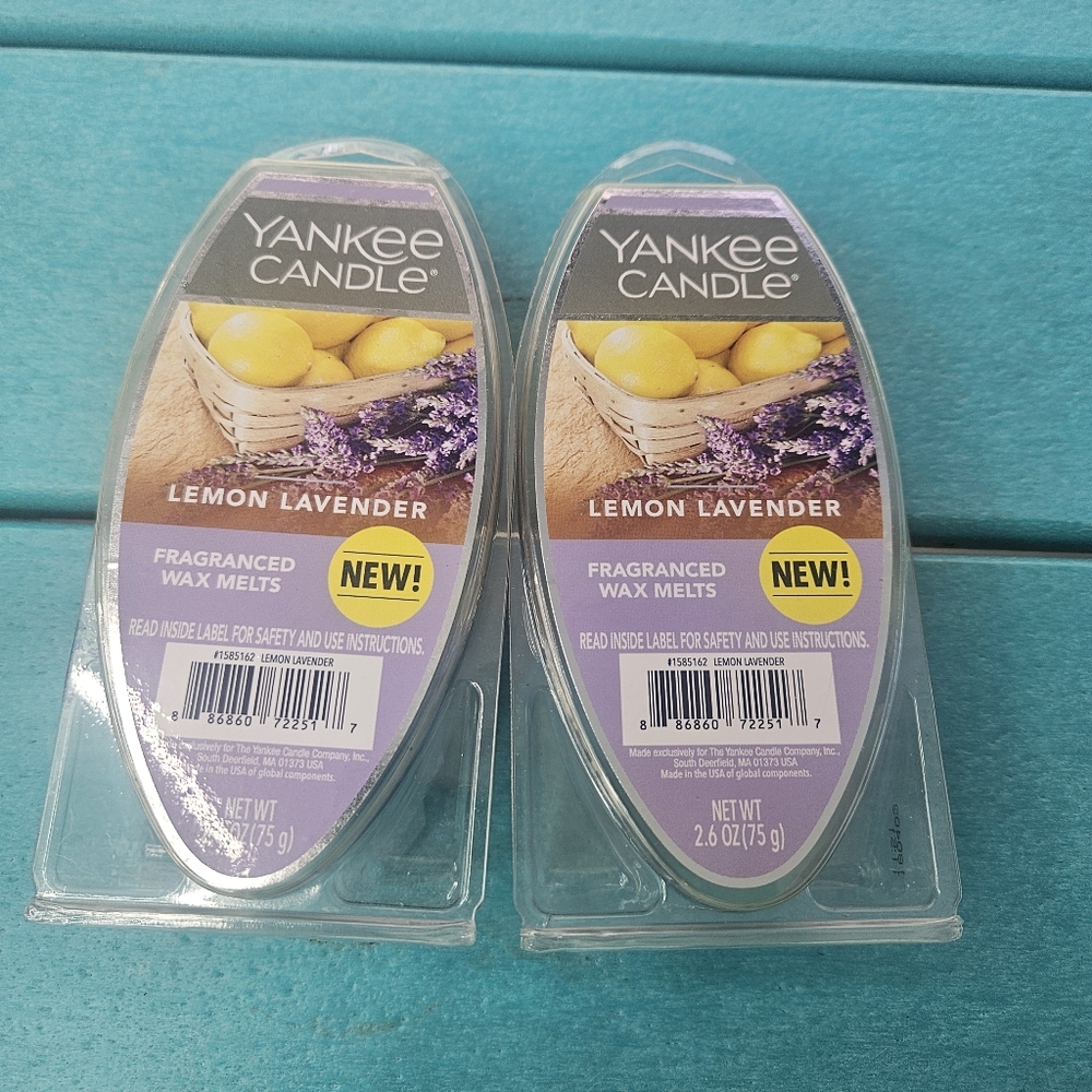 Yankee Candle Lemon Lavender Fragranced Wax Melts 2 Packs